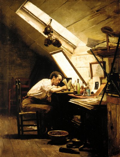 A rézkarc, 1887-89 körül alkotó: Stacy Tolman